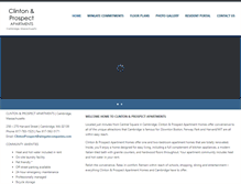 Tablet Screenshot of clintonprospectapartments.com